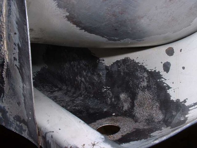 Hohlraum innen entrostet, Deox Gel ftw.